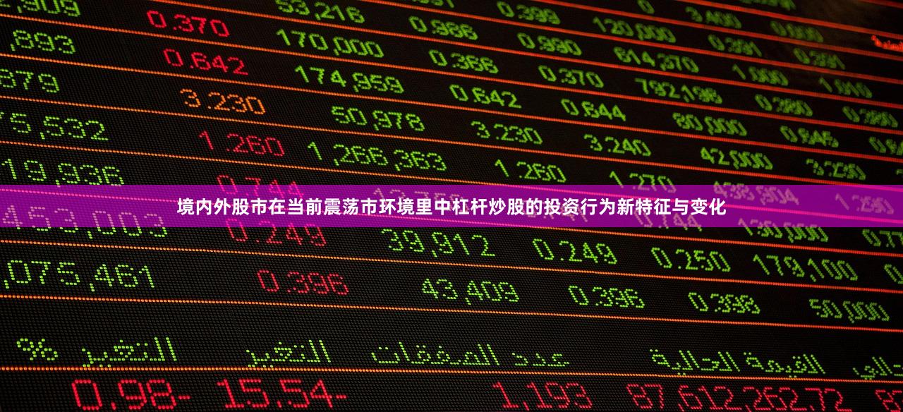 境内外股市在当前震荡市环境里中杠杆炒股的投资行为新特征与变化