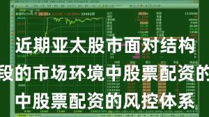 近期亚太股市面对结构性行情阶段的市场环境中股票配资的风控体系